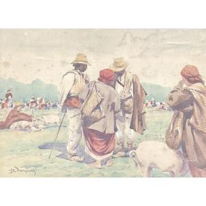 Stanisław Leopold Daczyński (1856 Nowy Wiśnicz - 1941 Kraków) Poland The Highlanders 