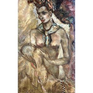 Evgenija Aleksandrovna Lang (1890 Moscow - 1973 Moscow) русская худо Female Nude