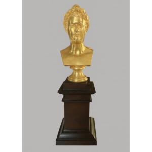 Bust Of Napoleon I In Gilded Bronze And Patinated Bronze – 19th Century