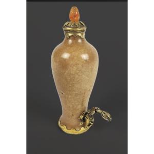 Louis XV Period Porcelain And Silver-gilt Perfume Fountain