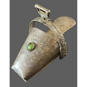 Silver Female Stirrup For Lateral Riding