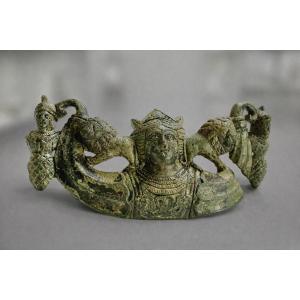 Bronze Metroacic Plaque – Cybelus And Attis