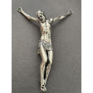 Solid Silver Christ — Lille, 1714