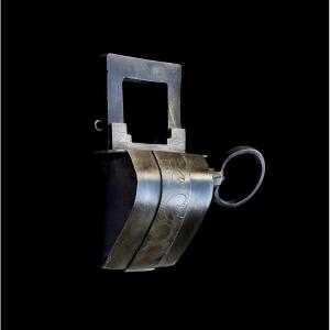 Antique Wrought Iron Padlock, Northern Italy (lombardy – Veneto), Late 16th – Early 17th Century