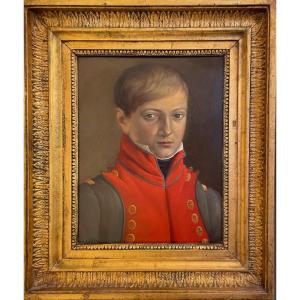 Presumed Portrait Of Jules Frison (1796–1864), Student At The Imperial Lycée Of Brussels, Circa 1808