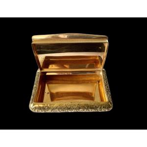 18k Gold Box – Paris, Restoration Period (1819–1838) – 97 G