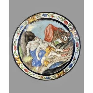 Limoges Enamel – Pantheon And Abradate