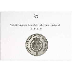 1814-personal Seal Of The French Ambassador To Switzerland