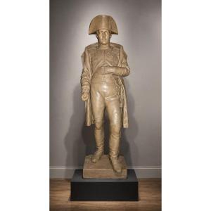 Napoleon Bonaparte On His Feet - Large Sculpture Signed Alexandre De Tombay - XIXth Century