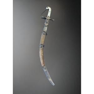 Spanish Silver Sabre Of Honor Dated 1820 -