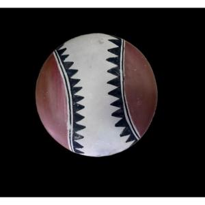Yawalapiti Ceramic Plate Published In The Jean-pierre Dutilleux Collection