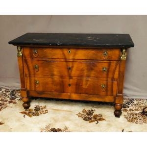 Empire Period Walnut Commode