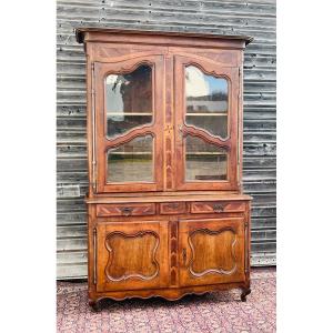 Louis XV Period Two-body Cherry Wood Sideboard