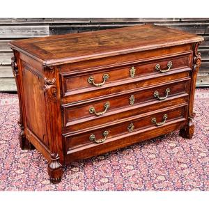 Louis XIV Period Walnut Chest Of Drawers