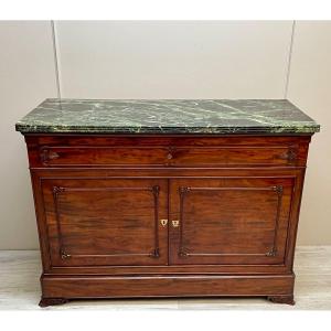 Secretary Chest Of Drawers Stamped Lemarchand In Mahogany, 19th Century 