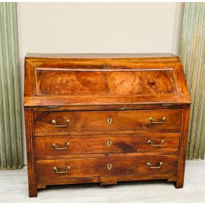 Mahogany Scribane Chest Of Drawers, Louis XVI Period