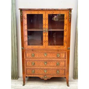 19th Century Writing Display Chest Of Drawers