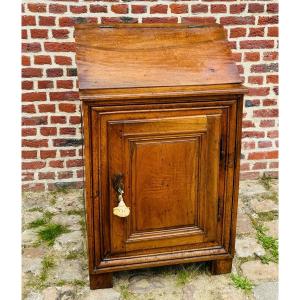 Confiturier Forming Writing Case In Walnut From The 18th Century