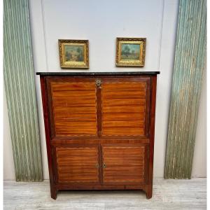 Secretary In Mahogany Louis XVI Period
