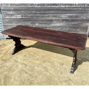 17th Century Oak Farm Table 