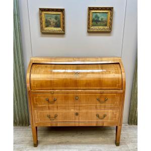 19th Century Walnut Cylinder Desk
