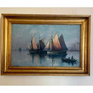 Oil On Canvas Alain Guennou
