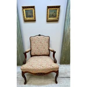 Regency Period Walnut Armchair