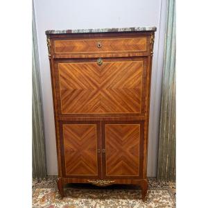 Louis XVI Style Marquetry Secretary 