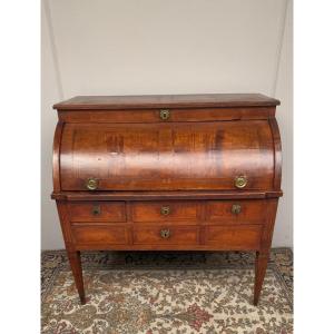 Louis XVI Period Walnut Cylinder Desk 