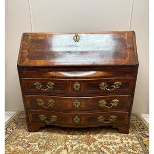 18th Century Marquetry Sloping Desk