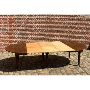 Large 19th Century Mahogany Dining Room Table 