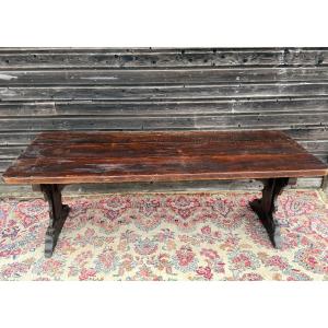 Renaissance Walnut Table From The 17th Century 