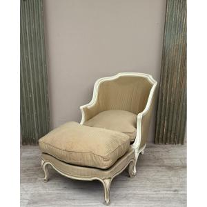 Armchair With Footrest From The Carlton Hotel 