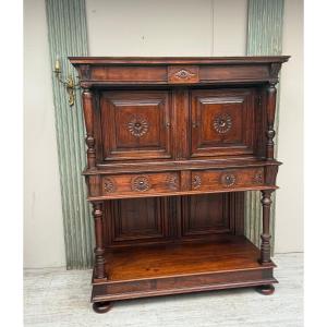 17th Century Walnut Credenza 