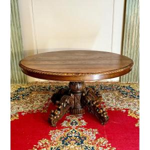 Louis XIII Style Extendable Table. 19th Century. 2.90 M