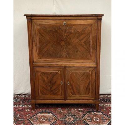 Louis XVI Period Secretary In Walnut