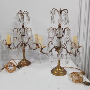 Pair Of Louis XVI Style Girandoles, 20th Century