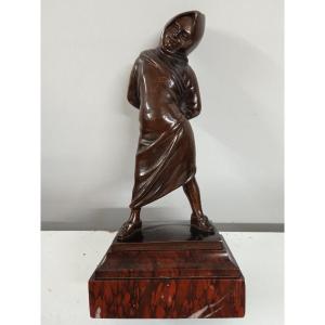 According To Antoine Louis Barye (1795-1875): "the Madman Of Rome" 1832-1833