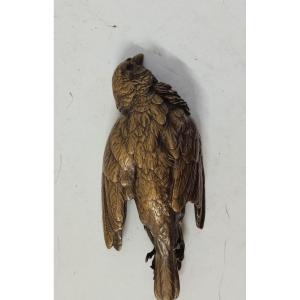 H Risch Bronze  Paperweight Bird