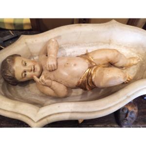 Enfant Jésus De Crèche Fin XVIIIdébutxix