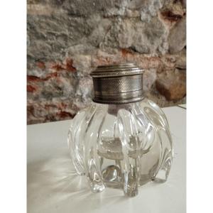 Inkwell Cistal Mnté Silver