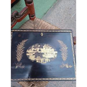 écritoire En Forme De Livre Canton Fin XIXdébut XX