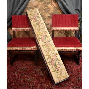 Large Footrest For Bench Or Sofa, Foot Bench, Napoleon III Period, 19th Century