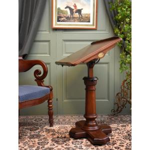  Table With A System Forming Reading Table With Double Lectern, Maison Dupont In Paris, 19th Century