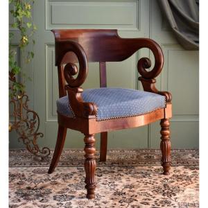 Restoration Style Office Chair, 19th Century