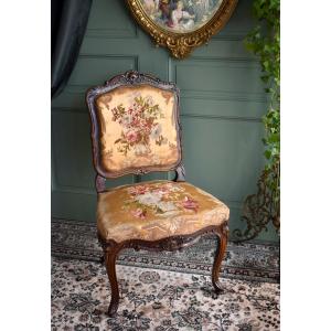Louis XV Style Chair, Rococo, Late 19th Century