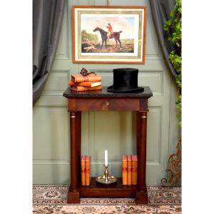 Empire Mahogany Console, 19th Century