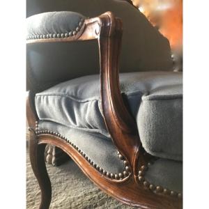 Vintage Sofa Louis 15 Walnut