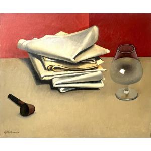 Georges Rohner - Oil On Canvas 