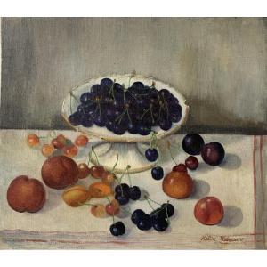 Hélène Wegmann - Cherries, Plums And Peaches - Circa 1930-1940